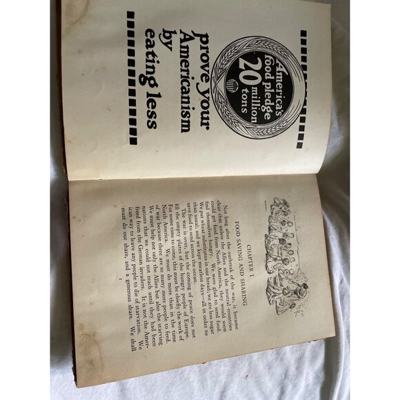 Food Saving And Sharing Vintage U.S. Food Administration Paperback 1918 - Picture 5 of 16